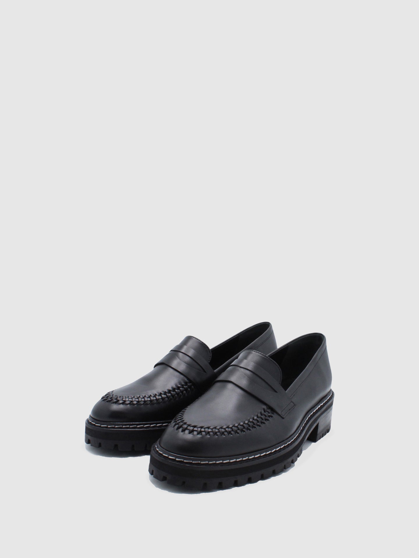 JJ Heitor Loafers Oxford em Preto